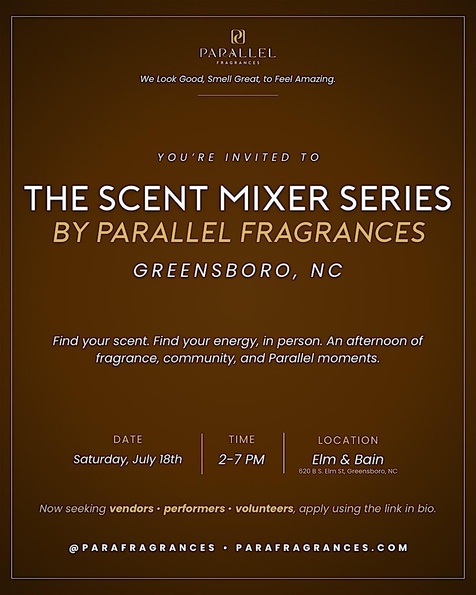 The Scent Mixer Series Is Coming to Greensboro — Craft Your Signature Scent With Us