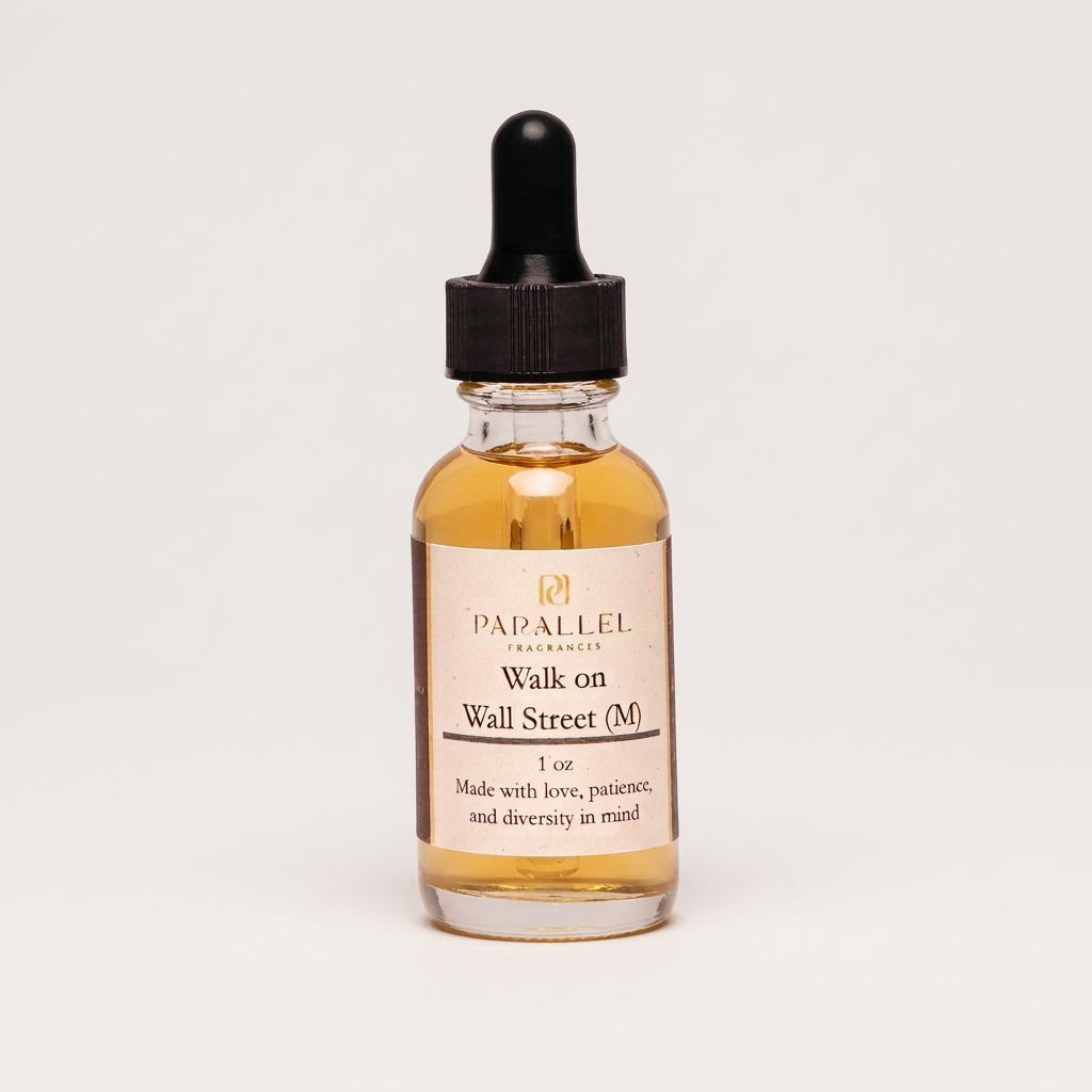 Walk On Wall Street oil-based fragrance oil for men by Parallel Fragrances
