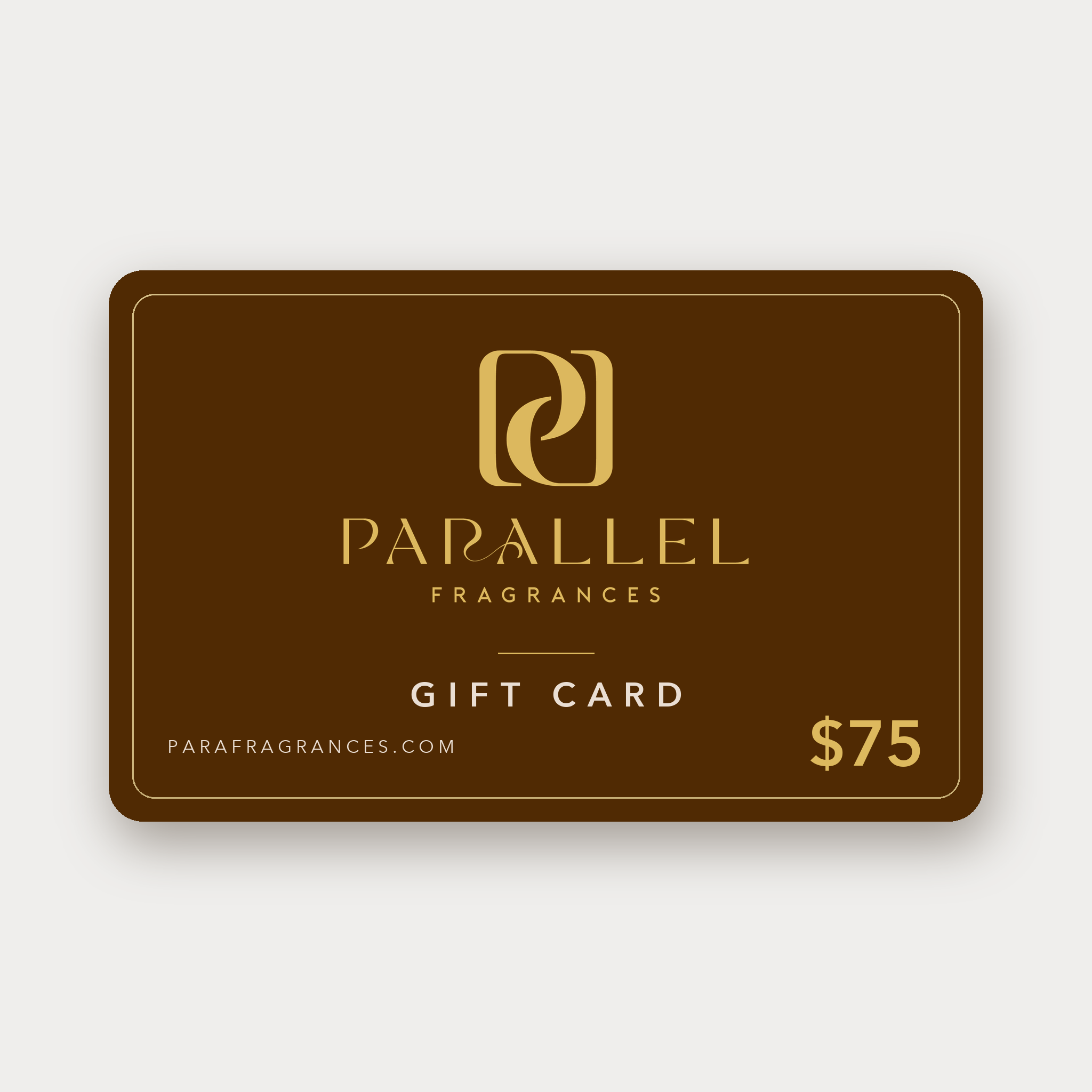 Parallel Fragrances $75 gift card