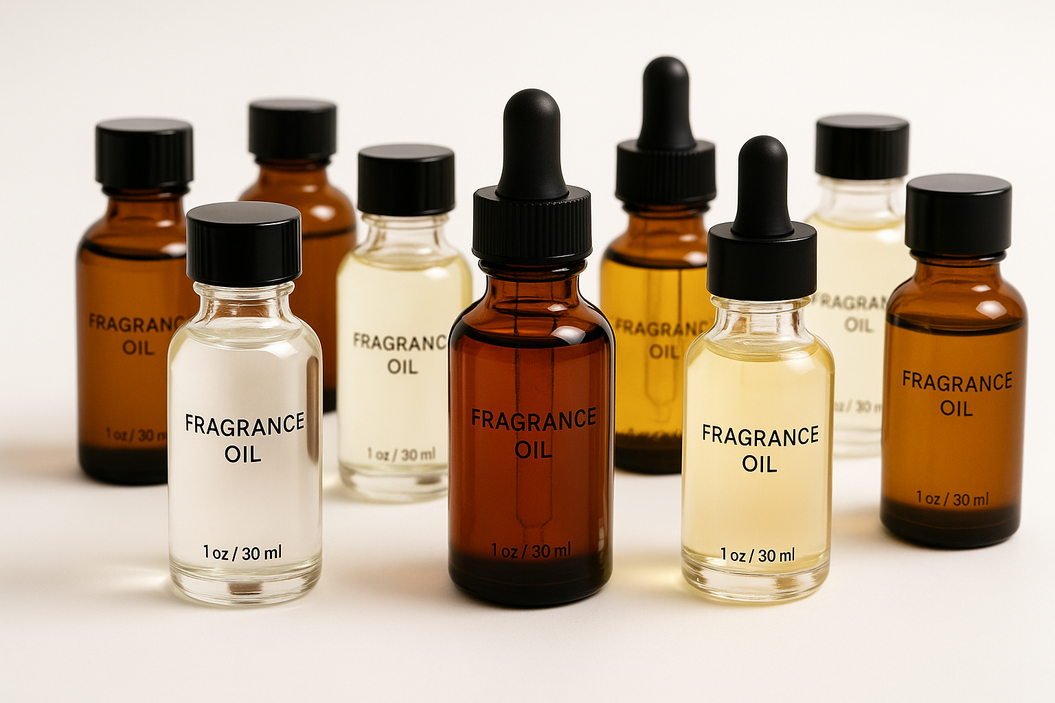 Multiple 1 oz. fragrance oils from our store